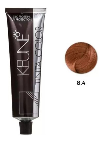 Tinta Coloração Keune 8.4 Louro Claro Cobre 60ml