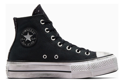 Tenis Mujer Converse Plataforma All Star Lift High Chrome Ne