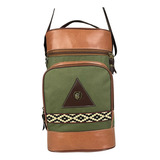 Mochila Bolso Matero  Equipo Mate Eco Cuero Cordura Verede