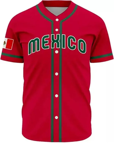 Camiseta De Béisbol Personalizada De México
