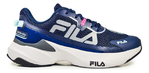 Zapatillas Fila Recovery Color Navy Blue/ligth Blue/pink - Adulto 41 Ar