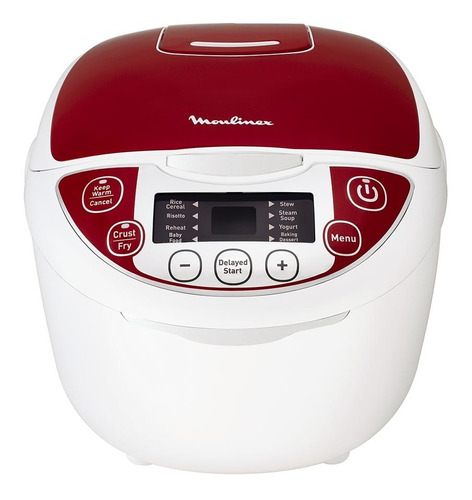 Multicooker Moulinex Color Rojo