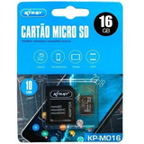 Cartão Micro Sd De Memória Knup 16gb P/ Som Automotivo