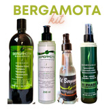 Kit Bergamota: Shampoo, Tratamiento, Aceite, Acondicionador