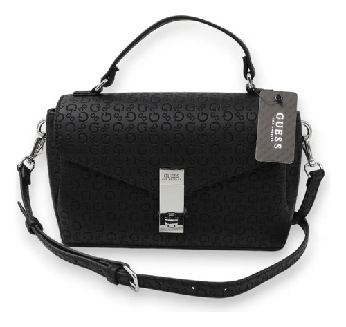 Cartera Guess Negra Logo