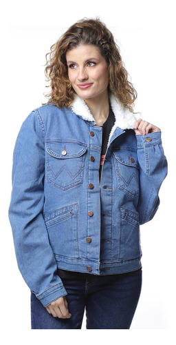 Jaqueta Feminina Wrangler Jeans Forrada Original