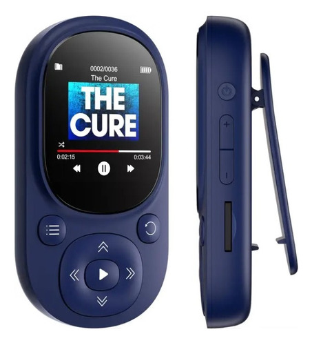 Mini Mp3 Player Clip 32gb Bluetooth Rádio Academia Corrida