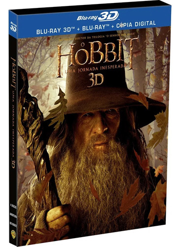 Blu-ray 2d + Blu-ray 3d - O Hobbit: Uma Jornada Inesperada