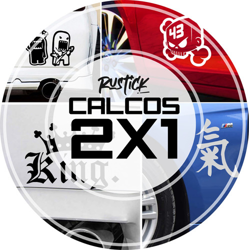 Calcos Stickers Autos Motos Skate Tatoo  Ploteos Promo 2x1