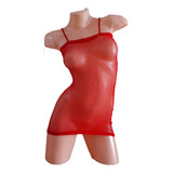 Vestido Playa Corto Red Moda Verano Camiseta Breteles Mujer