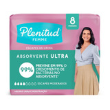 Absorvente Geriátrico Ultra 8 Unidades Plenitud Femme