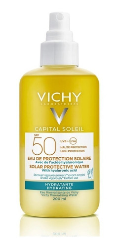 Agua Protectora Solar Hidratante Fps 50 200ml - Vichy