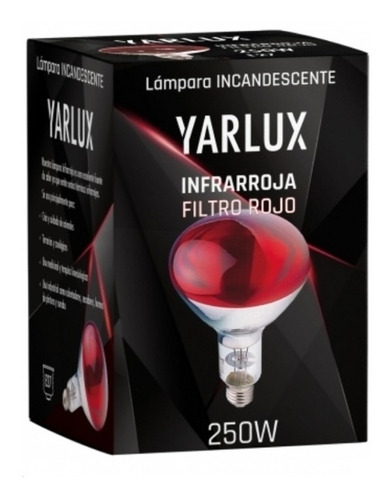 Bulbo Infrarrojo Yarlux Lampara Medicinal Kinesiologia 250w