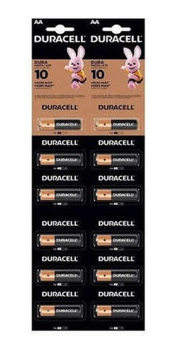 Duracell Doble Aa / Tira De 12 Unidades