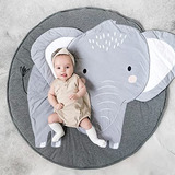 Tapete Elephant Tummy Time, Alfombra De Juegos Para Niños Y