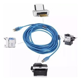 Cable Usb A B Macho 10 Metros Impresora Escaner Multifuncion