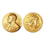 Medalla De Bronce Premio Alfred Nobel Recuerdo Coleccion