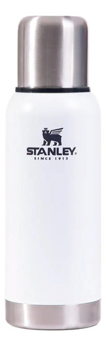 Termo Stanley 1l Adventure Original Blanco Con Tapon Cebador