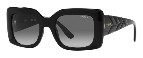 Lentes Vogue Vo5481s W44/11 Negro Solar Original Nuevo