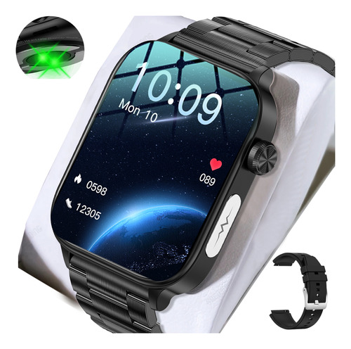 Reloj Inteligente Hombres Blood Sugar Bluetooth Smart Watch