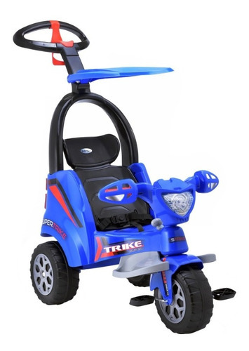 Triciclo Montable Push Car Super Trike Boy 2 En 1 Prinsel