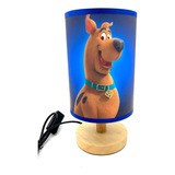 Base De Madera Scooby Scoob Lámpara De Mesa Luz De Noche A O