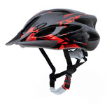 Capacete Mtb Tsw Raptor 2 Com Led Preto Vermelho