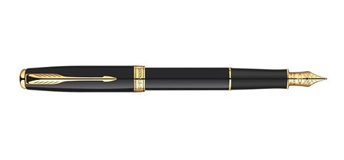 Lapicera Parker Sonnet Laqueada Negra Gt Fp