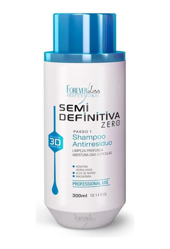 Forever Liss Shampoo Anti Resíduo Semi-definitiva 3d 300ml