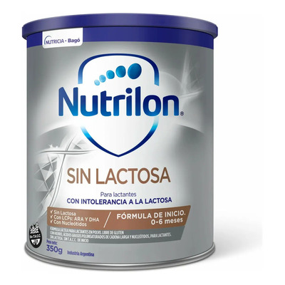 Leche Fórmula Sin Lactosa Nutrilon Bebé 350g Polvo Sin Gluten | Envío gratis