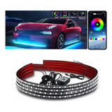 Coche Chasis Luces Juego De 4 Tira Led Rgb Para Tubo De Auto