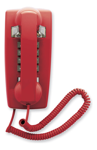 Teléfono De Emergencia Cetis Scitec 2554e Rojo De Pared Con