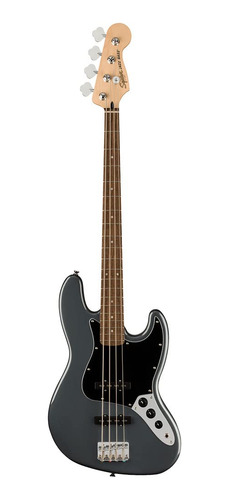 Squier Affinity Series Jazz Bass, Charcoal Frost Metallic, .