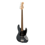 Squier Affinity Series Jazz Bass, Charcoal Frost Metallic, .