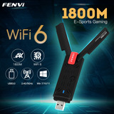 Adaptador Wifi 6 Fenvi Usb 3.0 1800mbps Dual-band 2.4g 5ghz