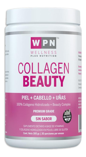 Wpn Colágeno Hidrolizado + Beauty Complex  | 300 Gramos X2u