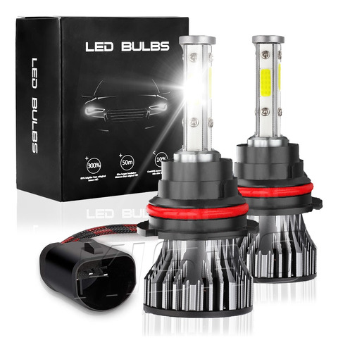 Kit De Luces Led De 4 Lados 9007 Para Vw Jetta A4 2000-2007