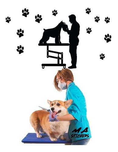 Vinil Decorativo Estetica Canina Veterinaria Pet Shop 05.1