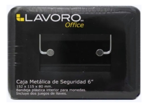 Caja Metalica De Seguridad 6 