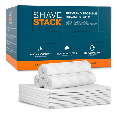 Paños Para Limpieza Facial De Algodon Shave Stack Toallas De