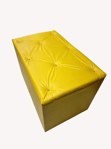 Puff Baú Òtima Qualidade Quadrado Cubo Organizador-top