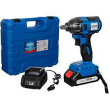 Chave De Impacto Berg A Bateria Lítio Reversível 2ah 1/2 20v 2400 Rpm 350 Nm Com Maleta