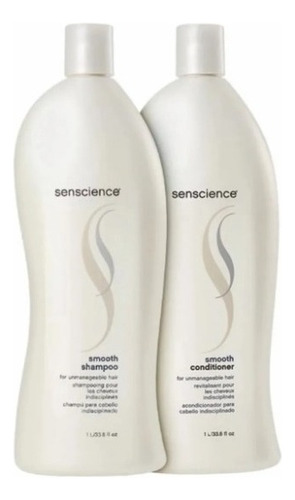  Kit Senscience Smooth Shampoo + Condicionador 1l