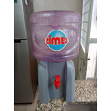 Dispenser De Agua Natural Color Gris + Bidon Vacio 12lts