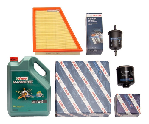 Kit 3 Filtros Bosch +aceite Vw Saveiro 1.6 8v 2017 2018 2019