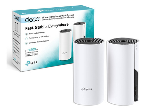 Roteador Mesh Tp-link Deco Ac1200 M4 Dual Band Kit 2 Peças