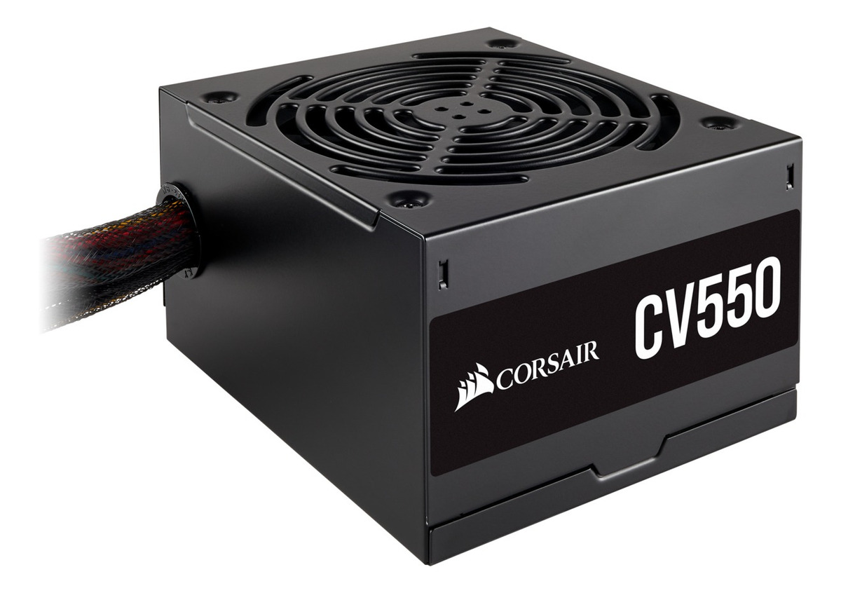 FUENTE DE PODER CORSAIR CV550 550W 80 PLUS BRONZE ATX GAMER   BLACK