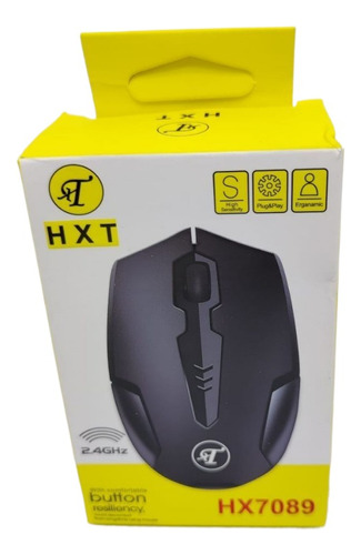 Mouse Óptico Sem Fio Hxt Usb Portátil 2.4 Ghz Com Sensor