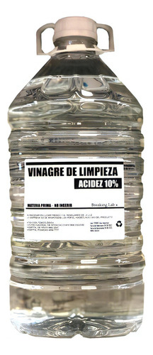 Vinagre Concentrado De Limpieza 5 Litros (10% De Acidez)