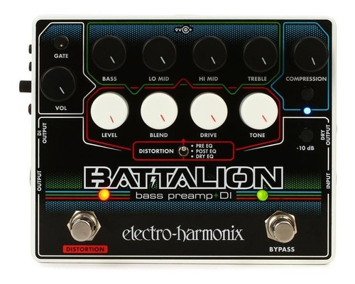 Pedal Electro-harmonix Battalion Bass Preamp+di